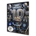 10th Birthday Card For Boys, Grandson, Son, Nephew, Great, Personalised