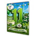 11th Birthday Card for Boys Personalised, Son, Grandson, Nephew,  A5 Size