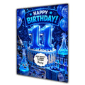 11th Birthday Card for Boys Personalised, Son, Grandson, Nephew,  A5 Size