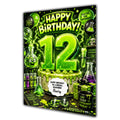 12th Birthday Card for Boys Personalised, Son, Grandson, Nephew,  A5 Size