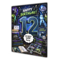 12th Birthday Card for Boys Personalised, Son, Grandson, Nephew,  A5 Size