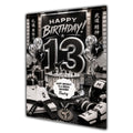 13th Birthday Card for Boys Personalised, Son, Grandson, Nephew,  A5 Size