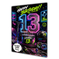 13th Birthday Card for Boys Personalised, Son, Grandson, Nephew,  A5 Size