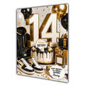 14th Birthday Card for Boys Personalised, Son, Grandson, Nephew,  A5 Size