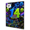 14th Birthday Card for Boys Personalised, Son, Grandson, Nephew,  A5 Size