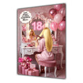 18th Birthday Card Girl, Granddaughter, Daughter, Niece, Large A5 Size
