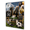 14th Birthday Card for Boys Personalised, Son, Grandson, Nephew,  A5 Size