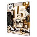 15th Birthday Card for Boys Personalised, Son, Grandson, Nephew,  A5 Size