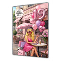 19th Birthday Card Girl, Granddaughter, Daughter, Niece, Large A5 Size