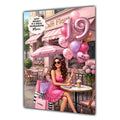 19th Birthday Card Girl, Granddaughter, Daughter, Niece, Large A5 Size