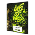 9th Birthday Card for Boys Personalised, Son, Grandson, Nephew,  A5 Size