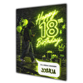 18th Birthday Card for Boys Personalised, Son, Grandson, Nephew,  A5 Size