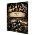 Motorbike Birthday Card Men Personalised Son Brother Dad  Husband A5 Size