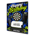 Darts Birthday Card Men Personalised Son Brother Dad  Husband A5 Size