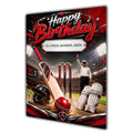 Birthday Card Men Personalised Son Brother Grandson Dad Cricket A5 Size