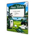 Birthday Card Men Personalised Son Husband Grandson Dad Golf A5 Size