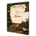 Birthday Card Men Personalised Son Husband Grandson Dad Artist A5 Size