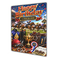 Birthday Card Men Personalised Husband Dad Grandson Horse Racing A5 Size