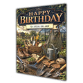 Birthday Card Men Personalised Husband Dad Grandson Son Gardening A5 Size