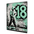 18th Birthday Card for Boys Personalised, Son, Grandson, Nephew,  A5 Size