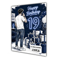 19th Birthday Card for Boys Personalised, Son, Grandson, Nephew,  A5 Size