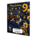 9th Birthday Card for Boys Personalised, Son, Grandson, Nephew,  A5 Size
