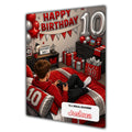 10th Birthday Card for Boys Personalised, Son, Grandson, Nephew,  A5 Size