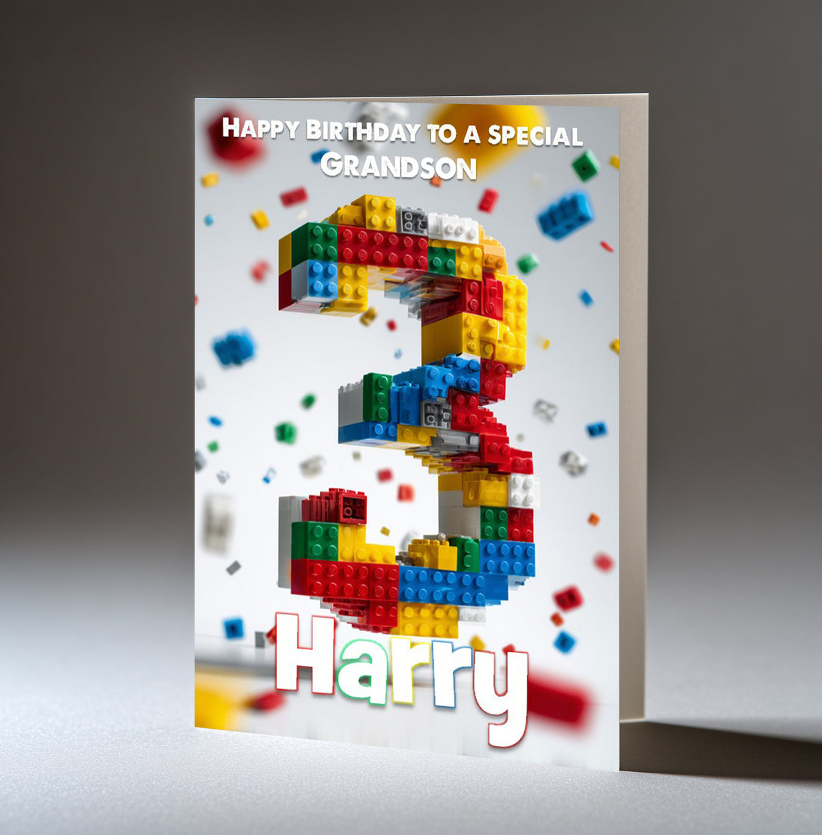 Personalised Birthday Card for Him Men Boys Large A5 Size ANY AGE Relation