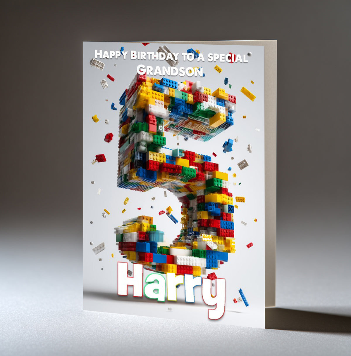 Personalised Birthday Card for Him Men Boys Large A5 Size ANY AGE Relation