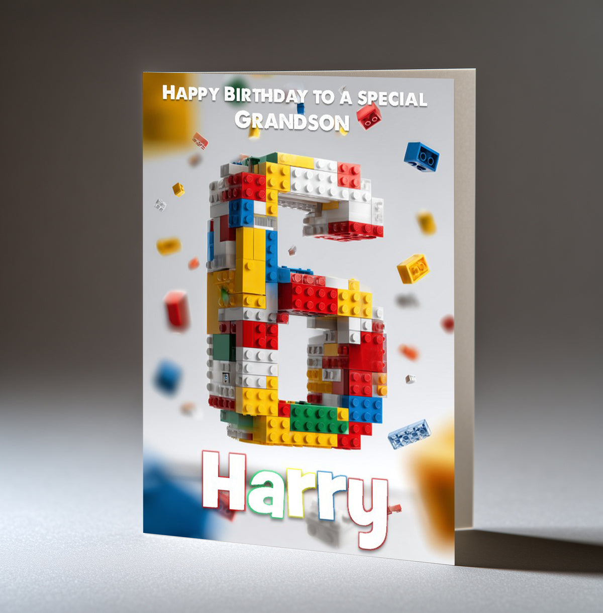 Personalised Birthday Card for Him Men Boys Large A5 Size ANY AGE Relation