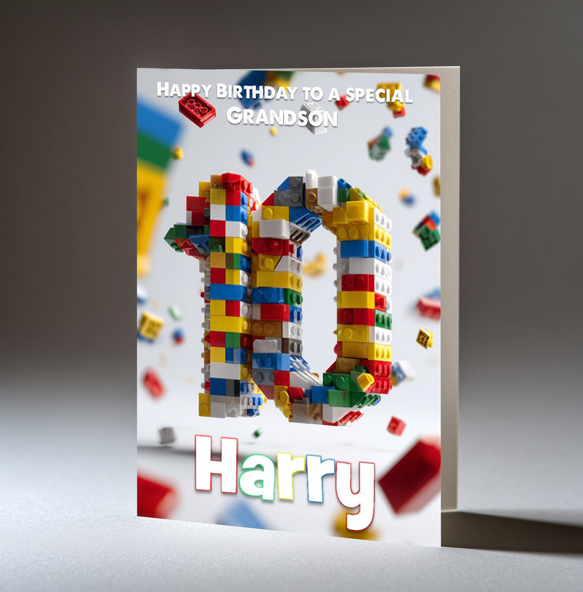 Personalised Birthday Card for Him Men Boys Large A5 Size ANY AGE Relation