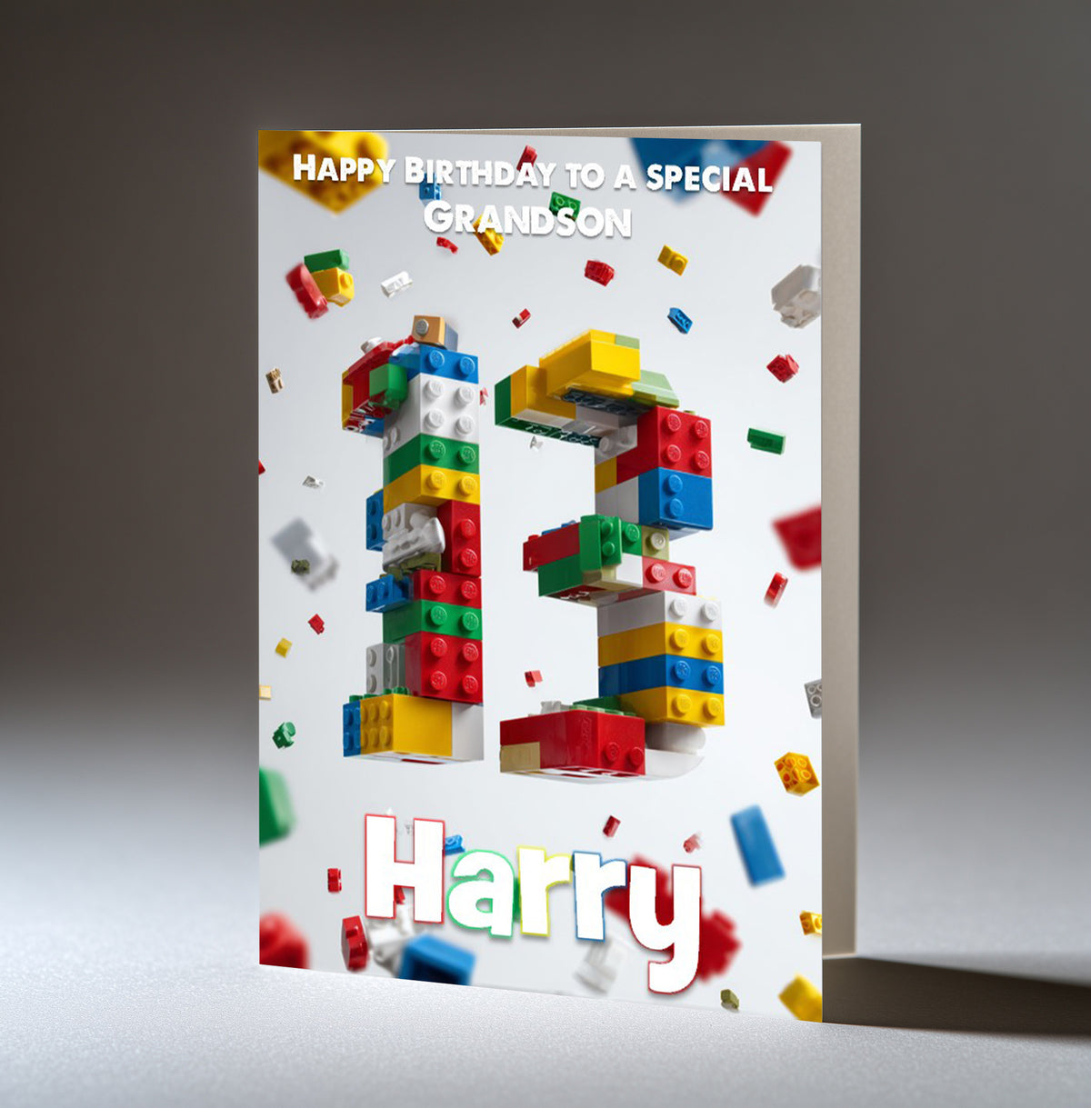 Personalised Birthday Card for Him Men Boys Large A5 Size ANY AGE Relation
