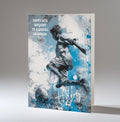 Personalised 10th Birthday Card - Boy Playing Football
