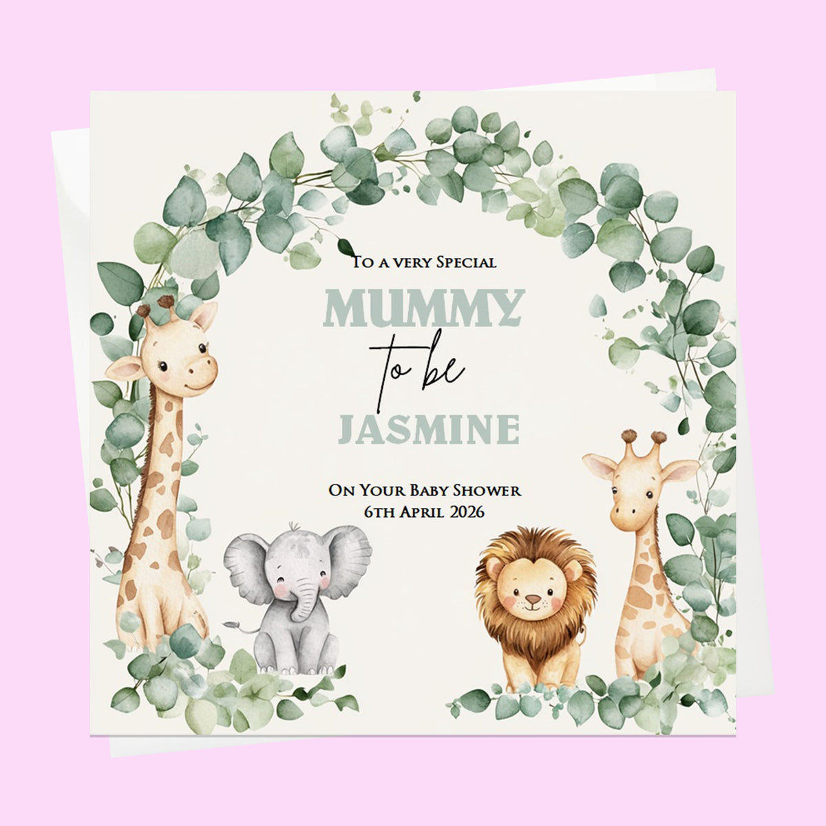 Personalised Baby Shower Card, Pregnancy Card, Girl, Boy, Mummy or Parents