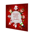 Personalised Christmas Card - Santa and Friends in a Circle