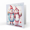 Personalised Christmas Card, Any Name, Any Relation, Grandson, Granddaughter, Son, Daughter, Special Couple, Neighbour, Friend