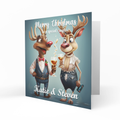 Personalised Christmas Card, Any Name, Any Relation, Special Couple, Friends, Neighbours, In-Laws, Teacher,
