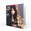 Personalised Christmas Card, Any Name, Any Relation, Goth, Emo, Rock, Granddaughter, Daughter, Sister, Niece, Friend, Bestie, Teenager,