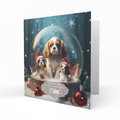 Personalised Christmas Card, Any Name, Any Relation, Dog, Cavalier King Charles Spaniel, Granddaughter, Daughter, Sister, Niece, Mum, Grandma, Nanna, Friend, Bestie, Teenager,