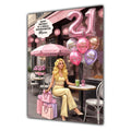 21st Birthday Card Girl, Granddaughter, Daughter, Niece, Large A5 Size