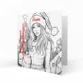 Personalised Christmas Card, Any Name, Any Relation, Granddaughter, Daughter, Sister, Niece, Friend, Bestie, Teenager,