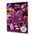 16th Birthday Card Girl Granddaughter Daughter Niece Large A5 Size Make Up