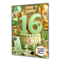16th Birthday Card Girl Granddaughter Daughter Niece Large A5 Size Make Up