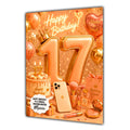 17th Birthday Card For Girls, Daughter, Granddaughter, Make Up, Mobile, Perfume, Teenager,