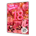 18th Birthday Card Girl Granddaughter Daughter Niece Large A5 Size Perfume