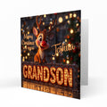 Personalised Christmas Card For Grandson C457