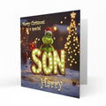 Personalised Christmas Card For Son C459