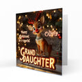Personalised Christmas Card For Granddaughter C473