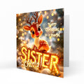 Personalised Christmas Card For Sister C482