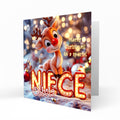 Personalised Christmas Card For Niece C484